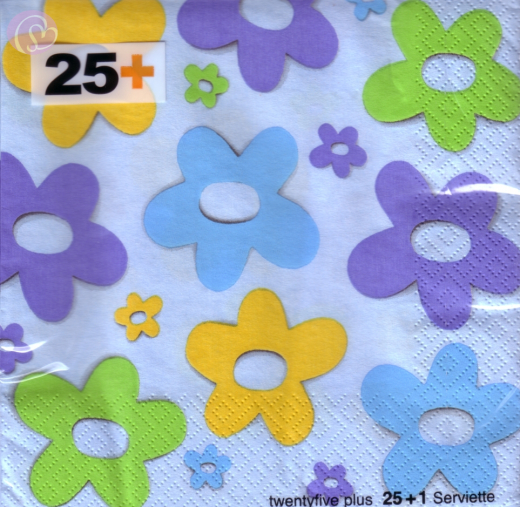 Lunchservietten Summerfeeling, blau