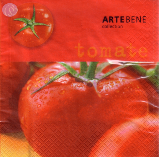 Lunchservietten Tomate