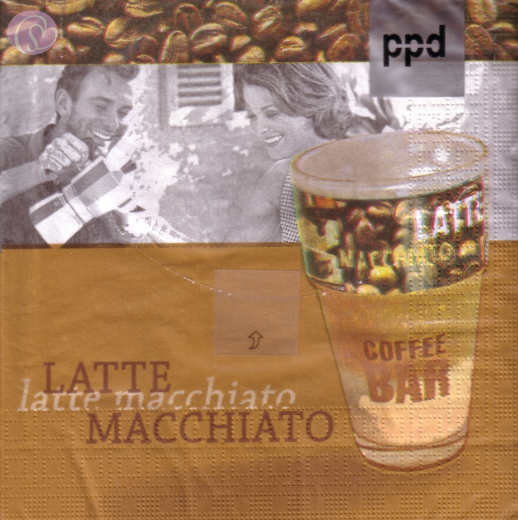 Lunchservietten Latte Macchiato