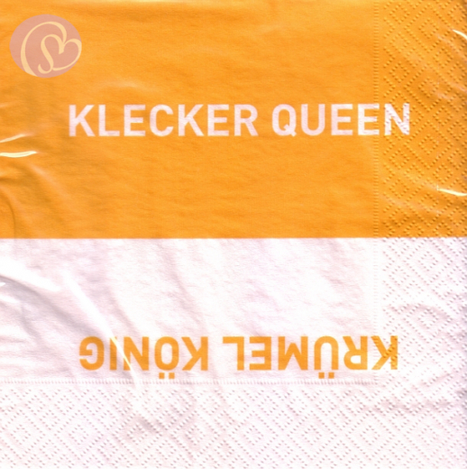 Lunchservietten Klecker Queen / Krümel König