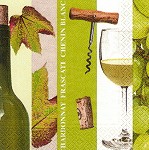 Lunchservietten Weißwein