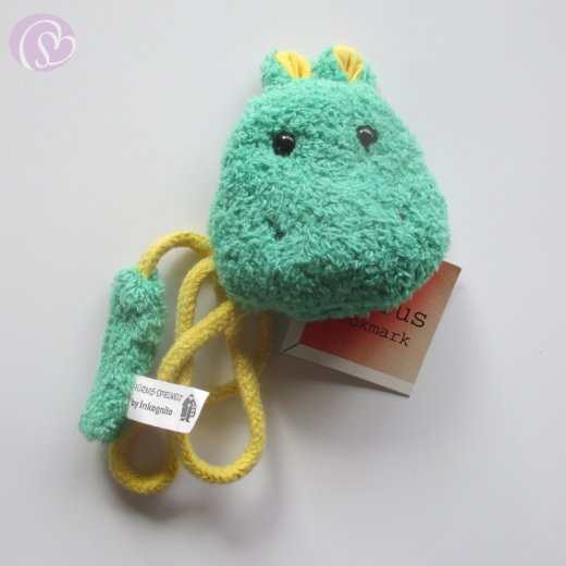 Plüschtier-Lesezeichen Frosch