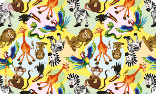 Frühstücksbrettchen Lustige Tierfiguren