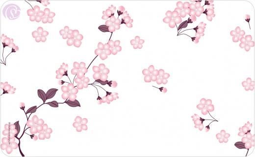 Frühstücksbrettchen Kirschblüte