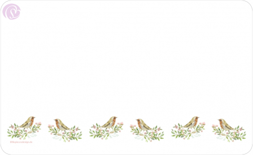 Frühstücksbrettchen Vogelpaar