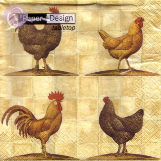 Lunchservietten Kikiriki