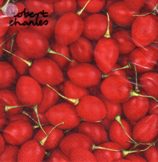 Lunchservietten Kirschtomaten / Tamarillo