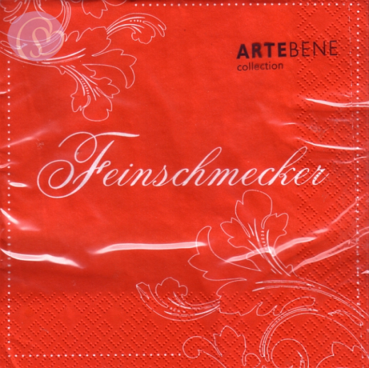 Lunchservietten Feinschmecker, rot