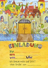 Einladung-Set Ritterburg