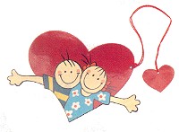 Lesezeichen Junge & Mädchen