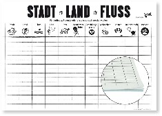 Tischset Stadt Land Fluss