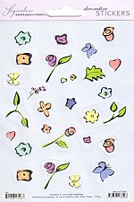 Sticker Flower Pattern