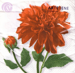 Lunchservietten Herbst-Dahlie