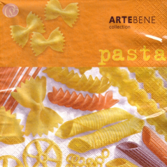 Lunchservietten Pasta, orange