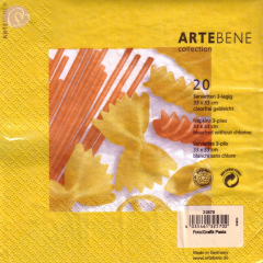 Lunchservietten Pasta, orange