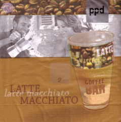 Lunchservietten Latte Macchiato