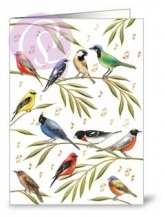 Geschenkkarte Vögel