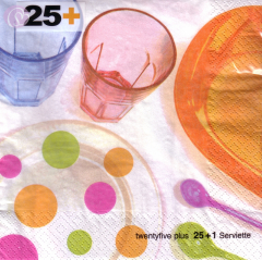 Lunchservietten Plastic Art