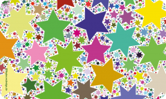 Frühstücksbrettchen Sterne