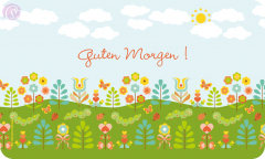 Frühstücksbrettchen Guten Morgen, Sommerwiese