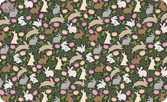 Frühstücksbrettchen Hasen in Botanik