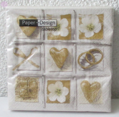 Servietten Two Hearts Forever