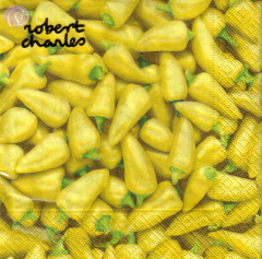 Lunchservietten Paprika gelb / Chilli yellow