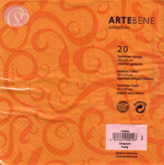 Lunchservietten Ornamentik, honig