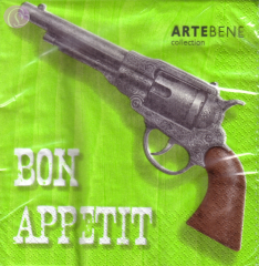 Lunchservietten Bon Appetit, apfelgrün