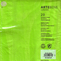 Lunchservietten Bon Appetit, apfelgrün