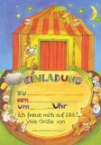 Einladung-Set Zirkus