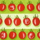 Lunchservietten Tomaten